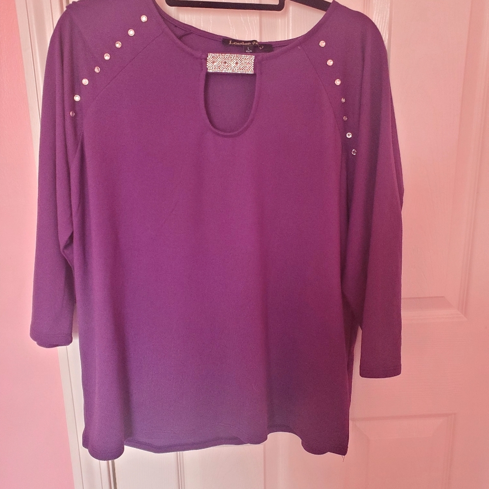 Womens purple top